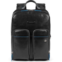 Piquadro Blue Square Revamp Backpack RFID Leather 42 cm Laptop Compartment  Model 1