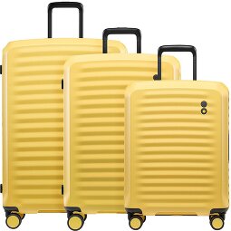 Echolac Oxygen 4 kółka Zestaw walizek 3-części z plisą rozprężną  Model 3