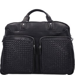 bugatti Woven Briefcase Leather 48 cm  Model 3