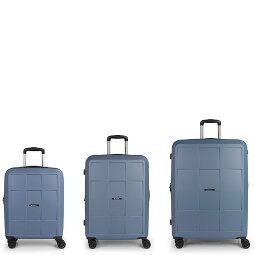 Gabol Montreal 4 kółka Zestaw walizek 3-części z plisą rozprężną  Model 1