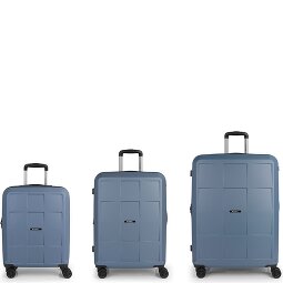 Gabol Montreal 4 kółka Zestaw walizek 3-części z plisą rozprężną  Model 1