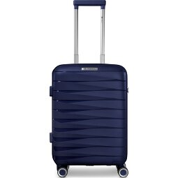 Franky London 4 kółka Walizka kabinowy S 55 cm z plisą rozprężną  Model 3