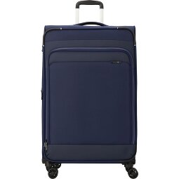 d&n Travel Line 9504 4 kółka Walizka L 76 cm z plisą rozprężną  Model 2