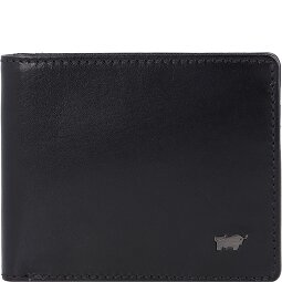 Braun Büffel Skórzany portfel RFID 11 cm z klipsem na pieniądze  Model 2