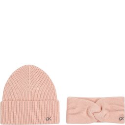Calvin Klein Zestaw upominkowy czapka i opaska z dzianiny Ck Metal  Model 2