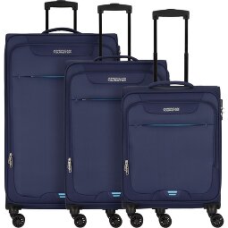 American Tourister Street Roll 4 kółka Zestaw walizek 3-części z plisą rozprężną  Model 3