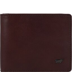 Braun Büffel Skórzany portfel RFID 11 cm z klipsem na pieniądze  Model 1