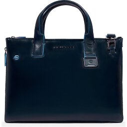 Piquadro Blue Square Shopper Bag Skórzany 38 cm Komora na laptopa z plisą rozprężną  Model 2