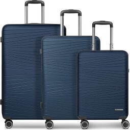 Franky Dallas 3.0 4 kółka Zestaw walizek 3-części z funkcją poszerzenia  Model 2