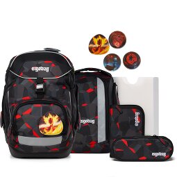 Ergobag Zestaw tornistrów 6 szt. z zestawem rzepów  Model 17