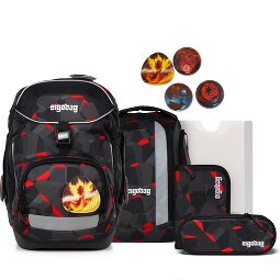 Ergobag Zestaw tornistrów 6 szt. z zestawem rzepów  Model 17