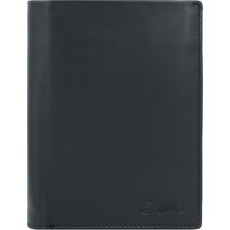 Esquire Nowy jedwabno-skórzany portfel 9 cm  Model 3