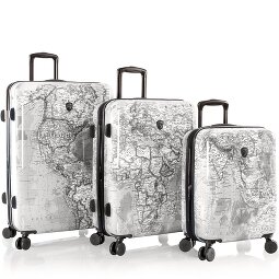 Heys Black Camo 4 kółka Zestaw walizek 3-części z plisą rozprężną  Model 1