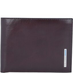 Piquadro Niebieski kwadratowy portfel skórzany 12,5 cm  Model 2