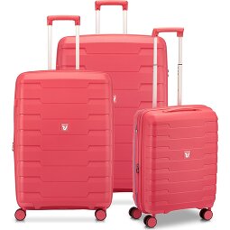 Roncato Skyline 2.0 4 kółka Zestaw walizek 3-części z plisą rozprężną  Model 6