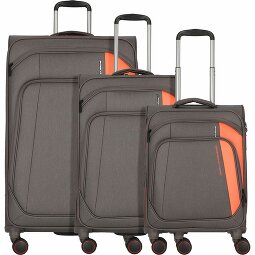 March15 Trading Seychelles 4 kółka Zestaw walizek 3-części z plisą rozprężną  Model 1