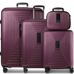 Redolz Zestaw walizek Essentials 14 na 4 kółkach + kosmetyczka 4 szt. z elastycznym zagięciem  Model 1