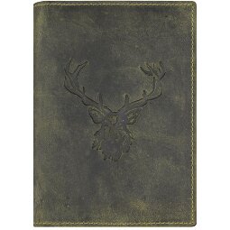 Greenburry Vintage Deer ID Case Leather 12 cm  Model 2