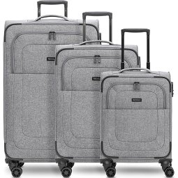 Redolz Essentials 12 THREE SET 4 kółka Zestaw walizek 3-części z funkcją poszerzenia  Model 4