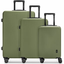 Redolz Essentials 09 3-SET 4 kółka Zestaw walizek 3-części  Model 4