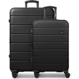 Saxoline Miami 4 kółka Zestaw walizek 2-części z plisą rozprężną  Model 1