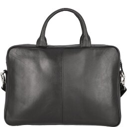 Dermata Skórzana aktówka z przegrodą na laptopa 39 cm  Model 3