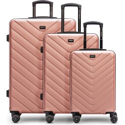 Redolz Essentials 07 3-SET 4 kółka Zestaw walizek 3-części  Model 4