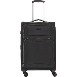 d&n Travel Line 9204 4 kółka Walizka M 66 cm z plisą rozprężną  Model 4