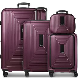 Redolz Zestaw walizek na 4 kółkach Essentials14 Beautycase 4szt z rozkładaną przegrodą na laptopa  Model 1
