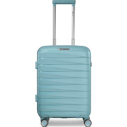 Franky London 4 kółka Walizka kabinowy S 55 cm z plisą rozprężną  Model 4