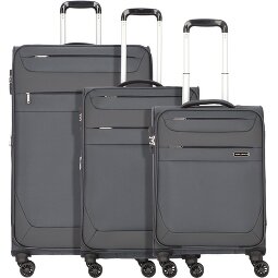 Worldpack Dublin 4 kółka Zestaw walizek 3-części z plisą rozprężną  Model 1