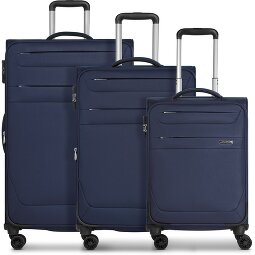 Worldpack Chicago 4 kółka Zestaw walizek 3-części z plisą rozprężną  Model 2