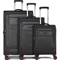 Worldpack Oxford 4 kółka Zestaw walizek 3-części z funkcją poszerzenia  Model 2