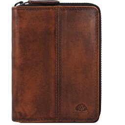 Greenburry Destressed Portfel Ochrona RFID Skórzany 13 cm  Model 4