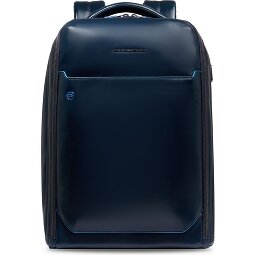 Piquadro Blue Square Plecak Skórzany 42 cm Komora na laptopa  Model 1