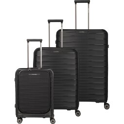 Travelite Mooby 4 kółka Zestaw walizek 3-części z plisą rozprężną  Model 2