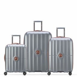 Delsey Paris St Tropez 4 kółka Zestaw walizek 3-części z plisą rozprężną  Model 2