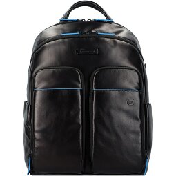 Piquadro Blue Square Revamp Backpack RFID Leather 39 cm Laptop Compartment  Model 1