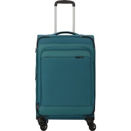 d&n Travel Line 9504 4 kółka Walizka M 67 cm z plisą rozprężną  Model 4