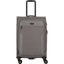 d&n Travel Line 9704 4 kółka Walizka M 68 cm z plisą rozprężną  Model 4