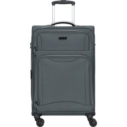 d&n Travel Line 9204 4 kółka Walizka M 66 cm z plisą rozprężną  Model 2