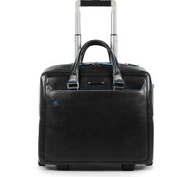 Piquadro Blue Square 2-Wheel Business Trolley Leather 36 cm Laptop Compartment  Model 1