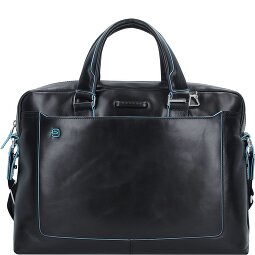Piquadro Niebieski Kwadratowy Briefcase III Skórzany 40 cm Laptop Compartment  Model 1