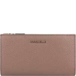 Coccinelle Metallic Portfel Ochrona RFID Skórzany 16 cm  Model 2