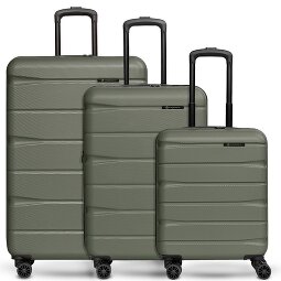 Franky Zestaw walizek na 4 kółkach Munich 4.0, 3-częściowy z elastycznym zagięciem  Model 5