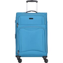 d&n Travel Line 9204 4 kółka Walizka M 66 cm z plisą rozprężną  Model 1