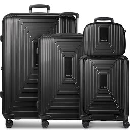 Redolz Zestaw walizek na 4 kółkach Essentials14 Beautycase 4szt z rozkładaną przegrodą na laptopa  Model 2