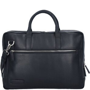 Plevier Vintage London Teczka Ochrona RFID Skórzany 41 cm Komora na laptopa