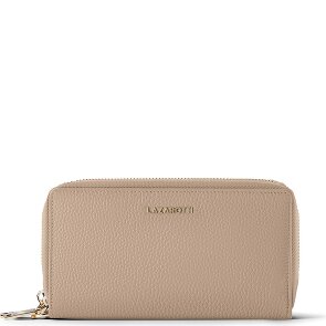 Lazarotti Bologna Leather XL Double Zip-Around Wallet RFID Leather 20 cm
