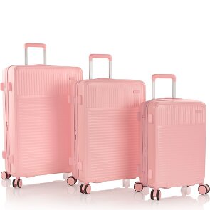 Heys Pastel 4 kółka Zestaw walizek 3-części z plisą rozprężną
